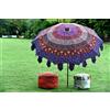 Senza marchio Ombrellone da giardino indiano bellissimo mandala in cotone ombrellone ombrel...