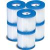 INTEX Filtro per pompa per piscina tipo H, 6 pezzi INTEX 29007