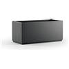 mille idee Fioriera da Esterno Antracite Vaso Rettangolare cm 80x35x36xh Arredo