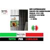 RETE 12x25 ELETTROSALDATA PER GABBIE, VOLIERE,CONIGLI,GALLINE RECINZIONE H 50