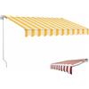 Palucart [2 COLORI] Tenda Da Sole Avvolgibile Barra Quadra 300x200 cm Braccia estensibili