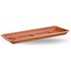 VECA SOTTOVASO RETTANGOLARE in PLASTICA esterno 93x39x H 7 cm PER VASI GIARDINO