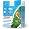 LERAVA ® Solfato di Ferro (20m²) Antimuschio per prato Correttore pH e Anti