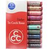 TRE CERCHI Cucirini Coats 10, 30, 50 o 100 spolette Filo cucire TRE CERCHI Cucirini N.50 COTONE 100 metri
