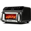 G3 Ferrari G10181 Friggitrice E Griglia Ad Aria BBQ, 2000W, 10 Litri XXL, 8 Prog