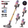 580W/55000Pa Aspirapolvere Senza Fili SU7, Scopa Elettrica Senza Filo Potente 75