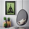Fatto a mano Poster indiano fatto a mano 7 chakra yoga meditazione da appendere a parete i...