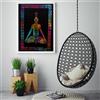 Fatto a mano Poster in cotone tinto cravatta da appendere a parete 7 chakra yoga meditazio...
