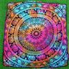 Fatto a mano Copricuscino Granny Square Mandala fatto a mano con fantasia indiana copricus...