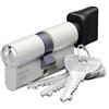 Omec DOPPIO CILINDRO SAGOMATO IN ALLUMINIO CON POMOLO 123 mm.54 centrato (27x27) ...