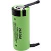 Batteria ricaricabile con lamelle 26650 5000mAh 3.7V pacco batterie Panasonic