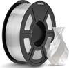 TECBEARS Filamento PLA 1.75mm Trasparente 1KG, Filamento per Stampante 3D, Preci