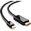 NO BRAND Adattatore da Mini Display Port a HDMI Cavo Convertitore Ultra HD 4K 2K Mac TV
