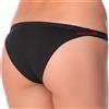 Jadea Slip Tanga Jadea Donna Bianco Nero Cotone Elastico Modal Mutandina Pezzi 6 Sexy