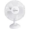 Farelek TF 300 - Ventilatore da tavolo, 3 velocità, 40 W, diametro 30 cm, colore bianco