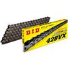 D.I.D DID - Catena 428 VX, 140 denti (X-ring), aperta con chiusura a Clip