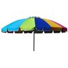 VivaGarden Ombrellone da Spiaggia Arcobaleno 240/32 Poliestere Alluminio Multi