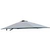VivaGarden Telo Copertura per Ombrellone Everest 2,5 x 2,5 mt Grigio OM807110