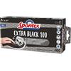 Spontex Extra Black Guanti monouso in vinile, senza polvere e senza lattice, ver