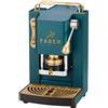 Faber Coffee Macchina da Caffè Pro Mini Deluxe Green Ottone PROMINIBRITISHBASOTT