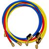 GEROMIN KIT 3 TUBI DI CARICA GAS REFRIGERANTI R410A/R32 - ATTACCHI 5/16SAE - ROSSO-GI...
