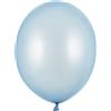 PartyDeco 100 PEZZI Palloncini LATTICE 30 CM CELESTE BABY Metallic 0F2V
