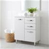 G.N.CUCINE Mobile Bagno Base MFD / PVC 2 Ante 66x33x80h cm Bianco Antonella