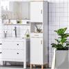 DecHome Mobile Salvaspazio Bagno Legno Mobile a Colonna Armadietti e Cassetto