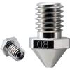 Micro-Swiss Ugello micro svizzero placcato in ottone resistente all'usura per Flashforge Creator Pro 3-0,8 mm