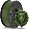 TECBEARS Filamento PLA 1.75mm Verde Oliva 1KG, Filamento per Stampante 3D, Preci