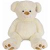 NICOTOY SIMBA Nicotoy Panda Beer, Beige, 100 cm, realizzato in materiale riciclato durevole, peluche