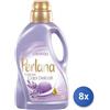 Perlana 8x Bundle Perlana Lavatrice Liquido 25 Lavaggi Delicati Lavanda