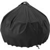 No Copertura per Barbecue Impermeabile da 1 Pezzo Nera L3T15412
