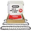 Confezione Da 3 Catene per Motosega 3/8" LP Da 50 Maglie Di Trasmissione, 1.3Mm,