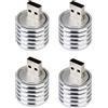 No 4X Aluminum 3W Usb LEDLamp Socket Spotlight Torcia Luce Bianca O1I93750