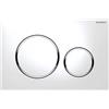 GEBERIT PLACCA 2 TASTI MODELLO SIGMA 20 BIANCA GEBERIT