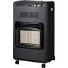 Magma STUFA INFRAROSSI GPL VENTILATA MODELLO SOLEIL - GRIGIA 4,2KW - VENTILATA - MAM