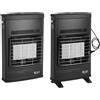 Sicar STUFA INFRAROSSI MODELLO ECO40 - METANO - GRIGIO - 4,2KW - SIA