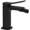 PAFFONI RUBINETTO MISCELATORE MONOCOMANDO NERO OPACO PER BIDET SERIE TILT - SCARICO 1...