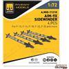 AMMO by MIG Jimenez: AIM-9X Sidewinder (4 pcs) in 1:72 [2074112105]