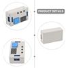 12V Timer Relay Relè Timer Digitale Regolabile con Display LED Trasparente per Impostazioni Pre