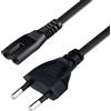 1.5M IEC 320 C7 Power Cable Con 2 Pin Euro Cavo Di Alimentazione Per/Tv PS5/ PS4