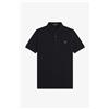 Fred Perry 🔵 Fred Perry Polo M6000 Nero/caramelloN60 Uomo New SS26