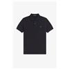 Fred Perry 🔵 Fred Perry Polo M6000 14C Blu Navy / Verde Sportivo Uomo New SS26