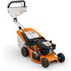 casciaroagricoltura RASAERBA TRAZIONATO A SCOPPIO RM 248 T CON 4 SISTEMI TAGLIO STIHL