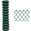 Rete Plastificata Verde Griglia Rombo Recinzione H100, 120, 150, 175, 200 x 25 M
