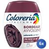 Coloreria italiana 6x Bundle Coloreria Colorante Tessuti Bordeaux