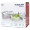Severin ZB 3620 - 2 x Contenitori per sottovuoto per alimenti, Capacità 0,75 L