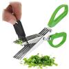 Kovalmax® FORBICI DA CUCINA LAMA TAGLIA ERBETTE AROMI PER CUCINARE SMINUZZA VERDURE