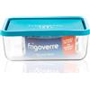 Bormioli rocco Frigoverre In Vetro Rettangolare Tappo Azzurro 26x21 Bormioli Rocco